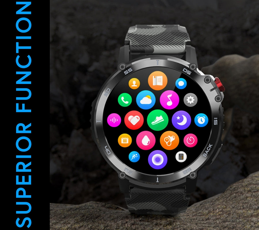 Smartwatch Męski RUBICON RNCF08 Black/Moro SMARUB232 – zdjęcie 11