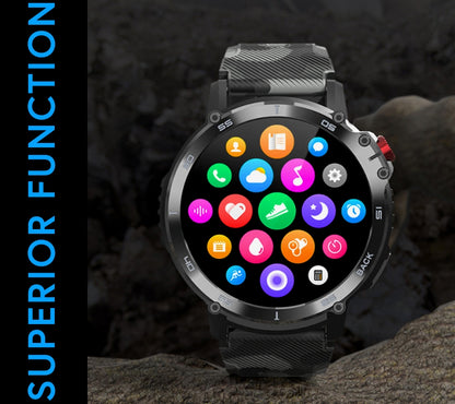 Smartwatch Męski RUBICON RNCF08 Black/Moro SMARUB232 – zdjęcie 11