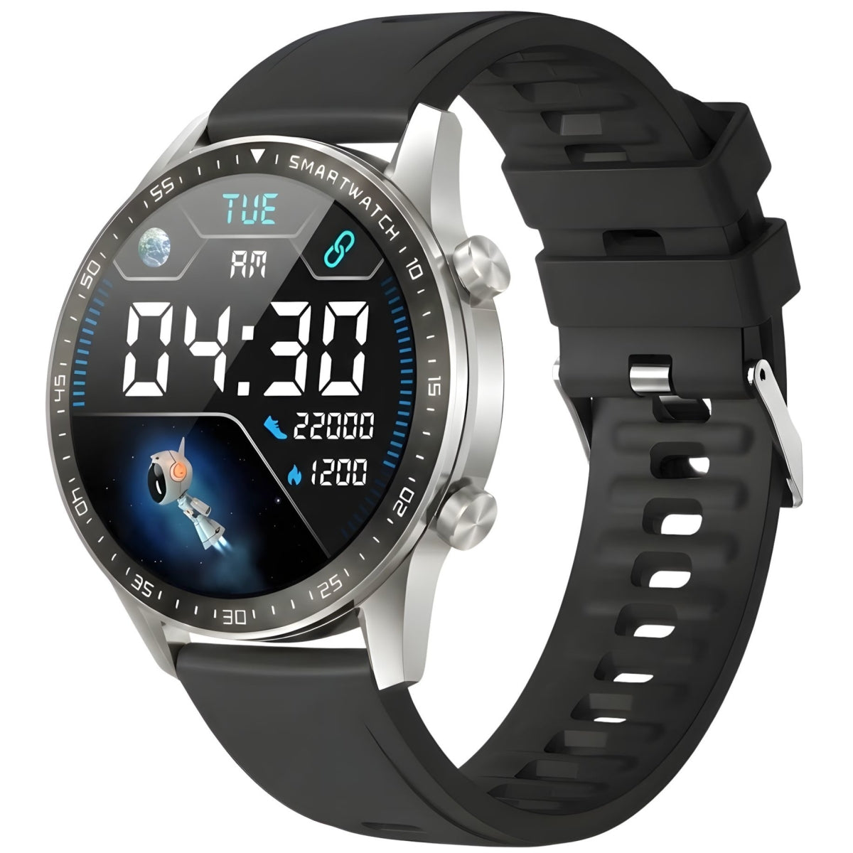 Smartwatch Gravity Srebrny 2 Paski GT10-7 – zdjęcie 3