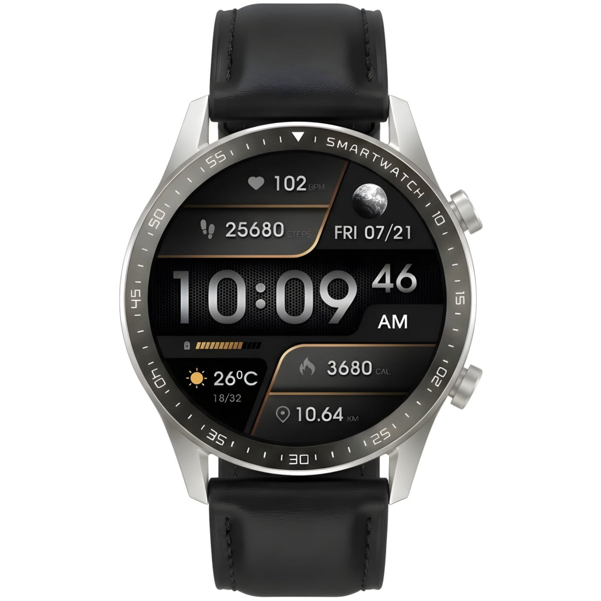 Smartwatch Gravity Srebrny 2 Paski GT10-7 – zdjęcie 9