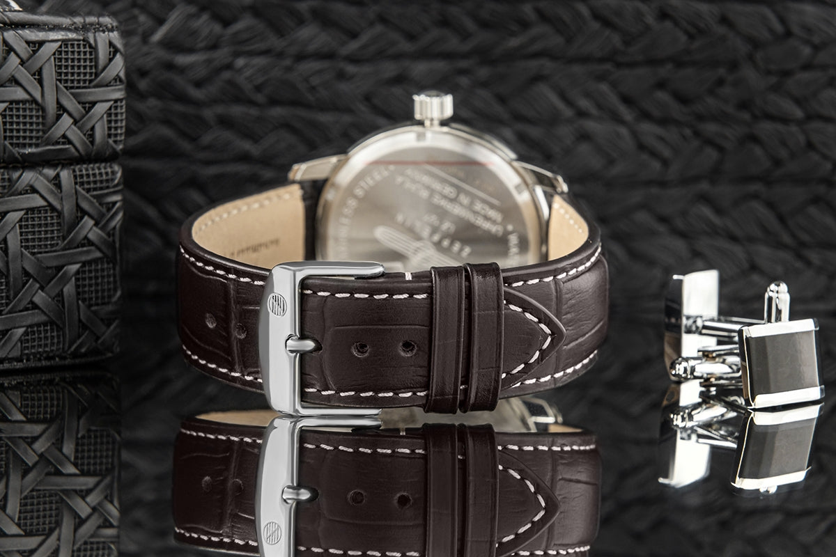 Zegarek Męski ZEPPELIN LZ127 Graf Zeppelin GMT 7642-5 + BOX – zdjęcie 6