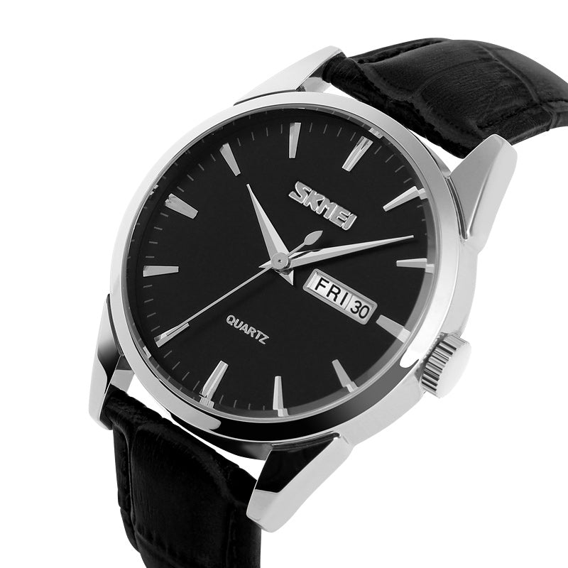 Zegarek Męski Skmei 9073SIBK-B + BOX – zdjęcie 4