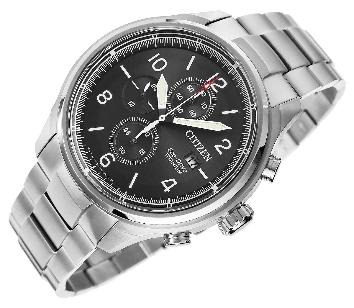 Zegarek Męski CITIZEN Super Titanium Eco-Drive CA0810-88E + BOX – zdjęcie 5