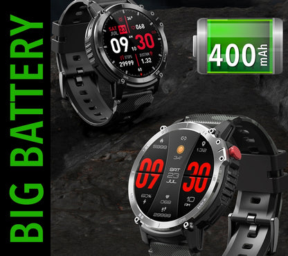 Smartwatch Męski RUBICON RNCF08 Black/Moro SMARUB232 – zdjęcie 12
