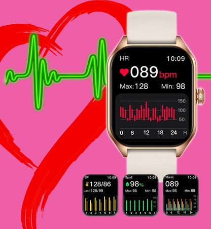Smartwatch Damski Rubicon RNCF03-5 Różowe złoto Bransoleta + Pasek – zdjęcie 12