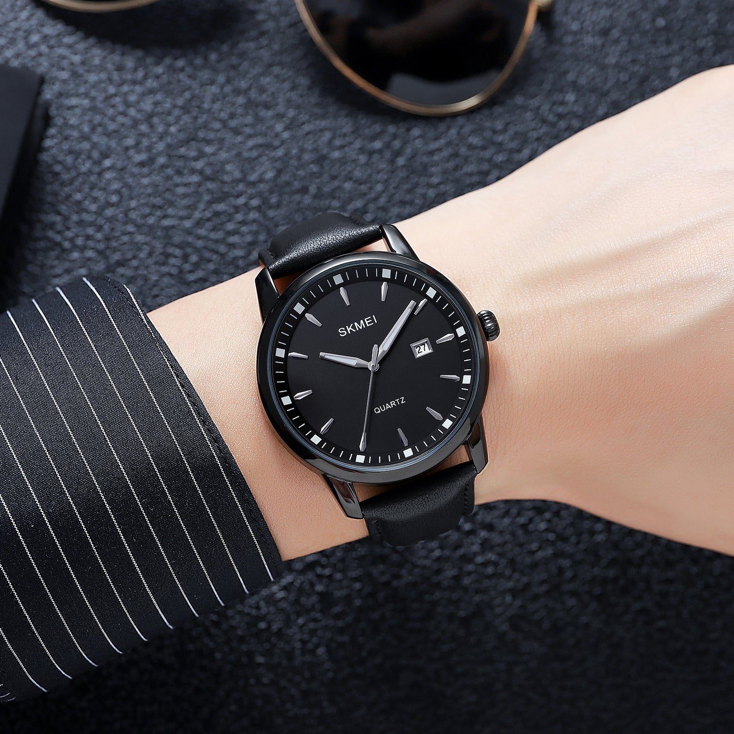 Zegarek Męski Skmei 2121BK + BOX – zdjęcie 5