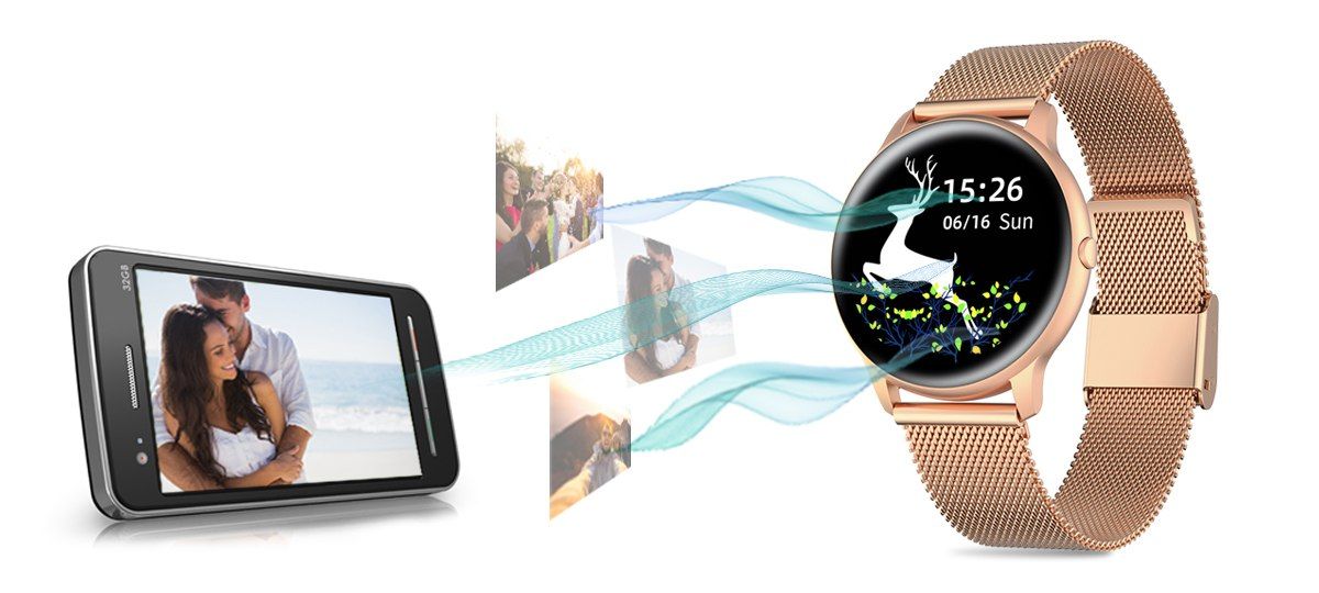Damski SMARTWATCH G.Rossi SW015-4 Różowe złoto – zdjęcie 12