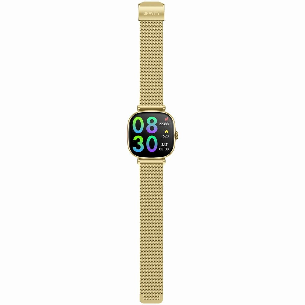 Smartwatch Gravity Złoty Bransoleta + Pasek GT32-2 – zdjęcie 12