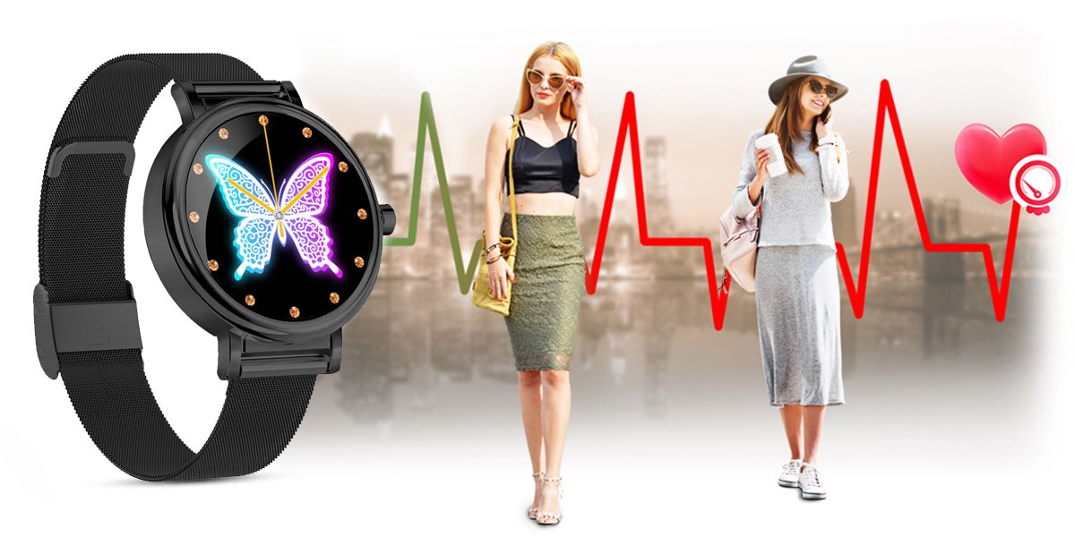 Zegarek Damski RUBICON SMARTWATCH RNBE64-3 BLACK – zdjęcie 7