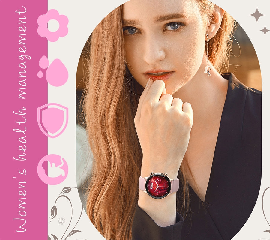 Smartwatch Damski RUBICON RNCF09 Rose Gold/Pink SMARUB234 – zdjęcie 12