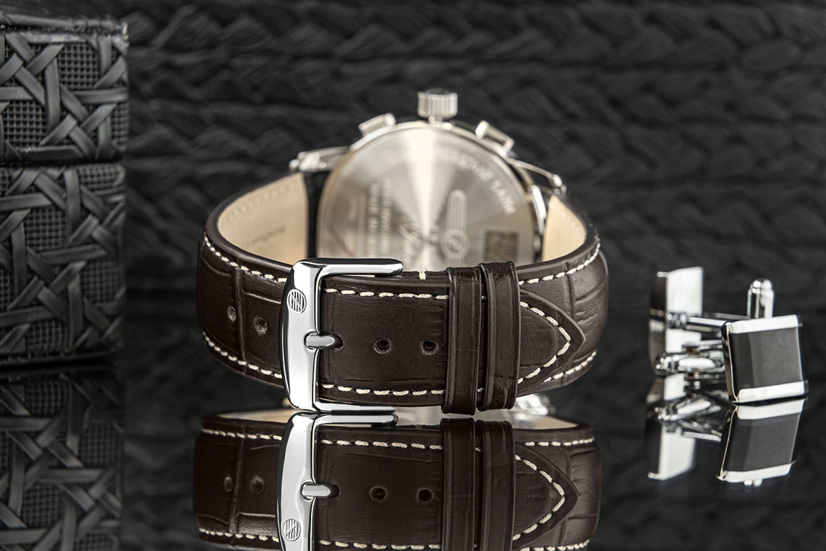 Zegarek Męski ZEPPELIN 100 Yahre Chronograph 8670-1 + BOX – zdjęcie 5