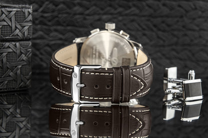 Zegarek Męski ZEPPELIN 100 Yahre Chronograph 8670-1 + BOX – zdjęcie 5