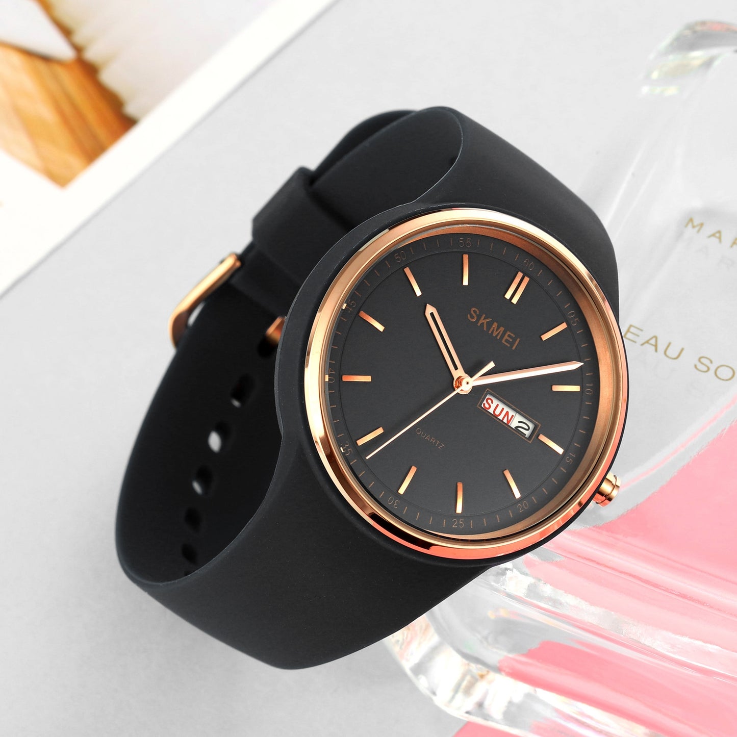 Zegarek Damski Skmei 1747BK + BOX – zdjęcie 5