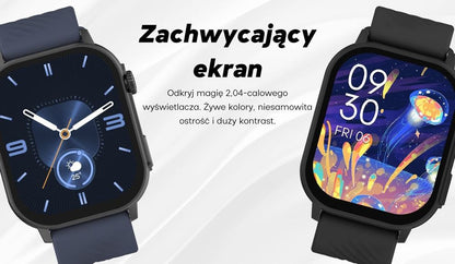 Smartwatch Damski GRAVITY GT15-11 Granatowy Pasek Silikonowy + Złota – zdjęcie 5