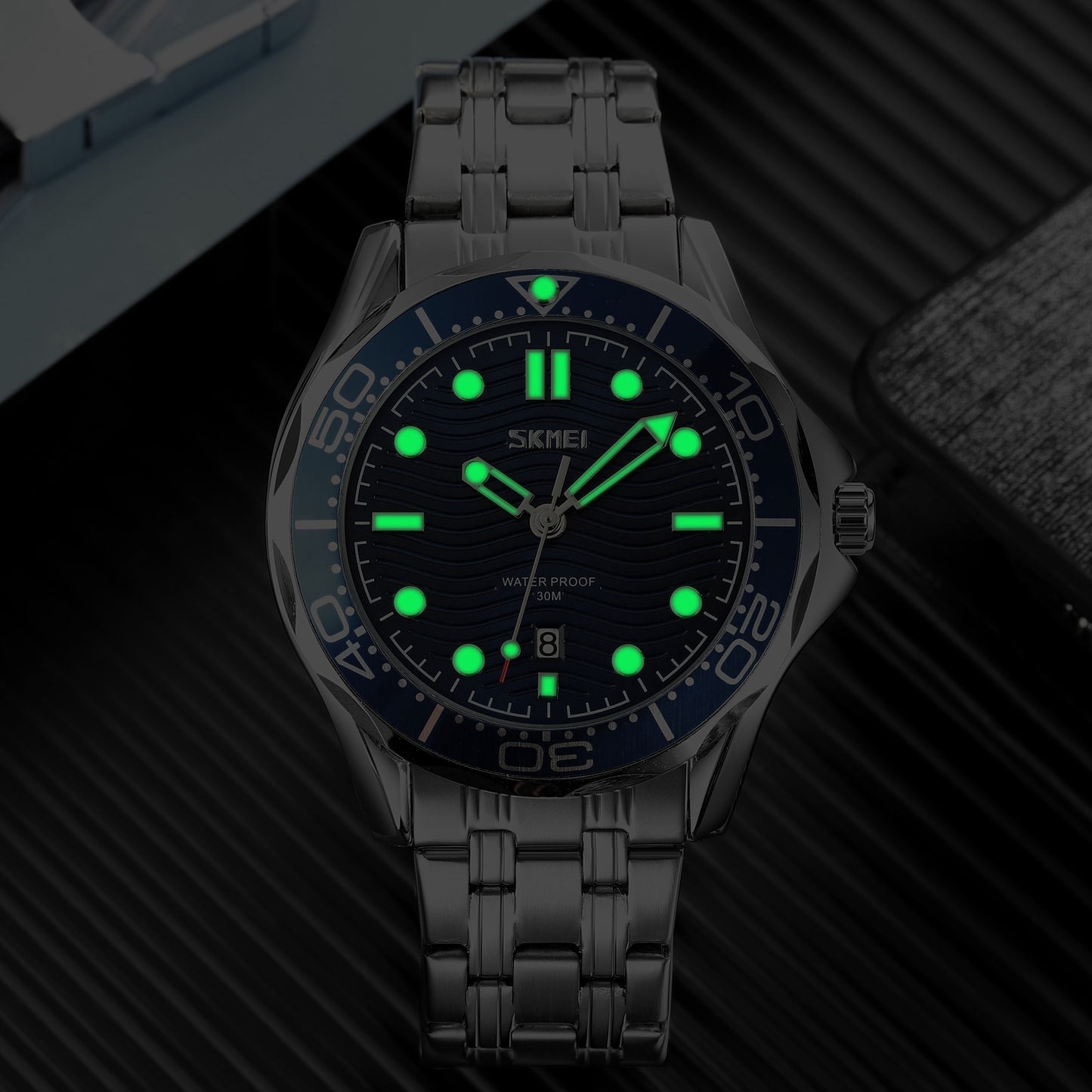 Zegarek Męski Skmei 9276SISIBU + BOX – zdjęcie 5