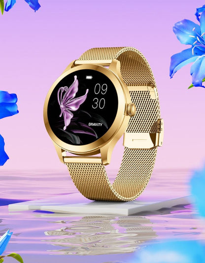 Smartwatch Gravity Różowo Złoty 2 Paski GT25-1 PRO – zdjęcie 12
