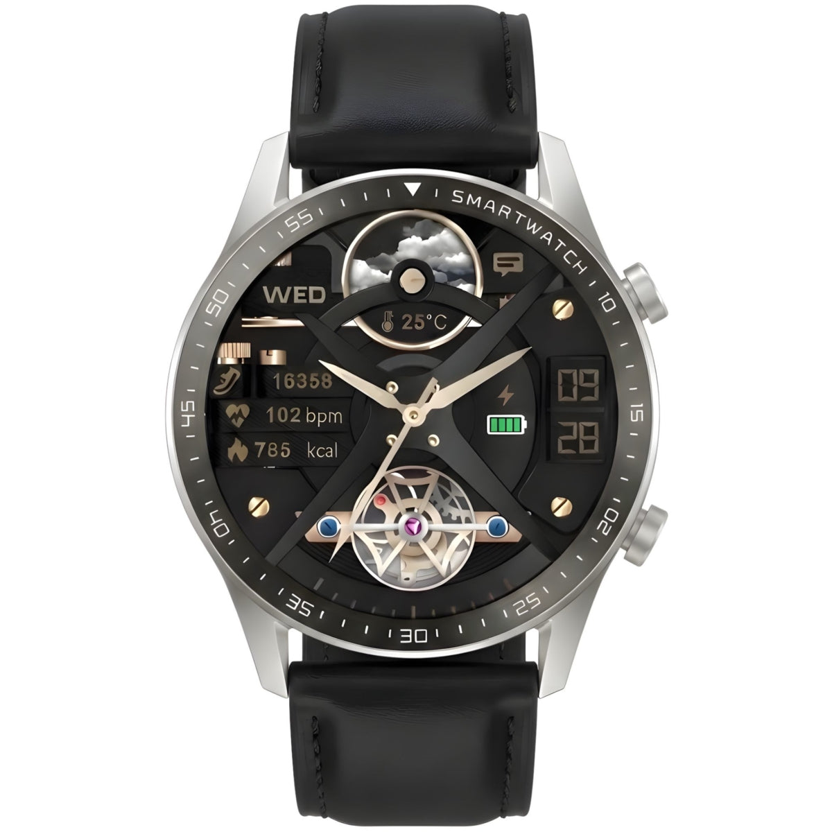 Smartwatch Gravity Srebrny 2 Paski GT10-7 – zdjęcie 10