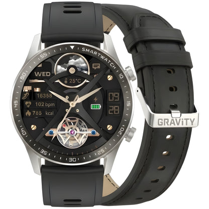Smartwatch Gravity Srebrny 2 Paski GT10-7 – zdjęcie 12