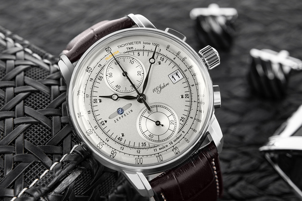 Zegarek Męski ZEPPELIN 100 Yahre Chronograph 8670-1 + BOX – zdjęcie 6