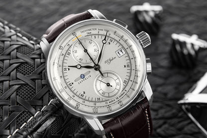 Zegarek Męski ZEPPELIN 100 Yahre Chronograph 8670-1 + BOX – zdjęcie 6