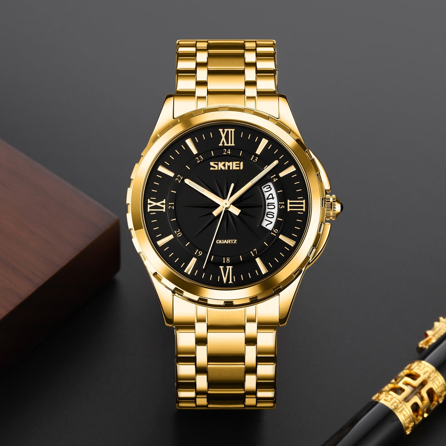 Zegarek Męski Skmei 9069GDBK + BOX – zdjęcie 5