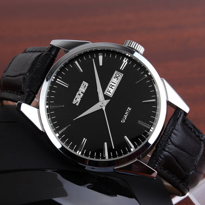 Zegarek Męski Skmei 9073SIBK-B + BOX – zdjęcie 5