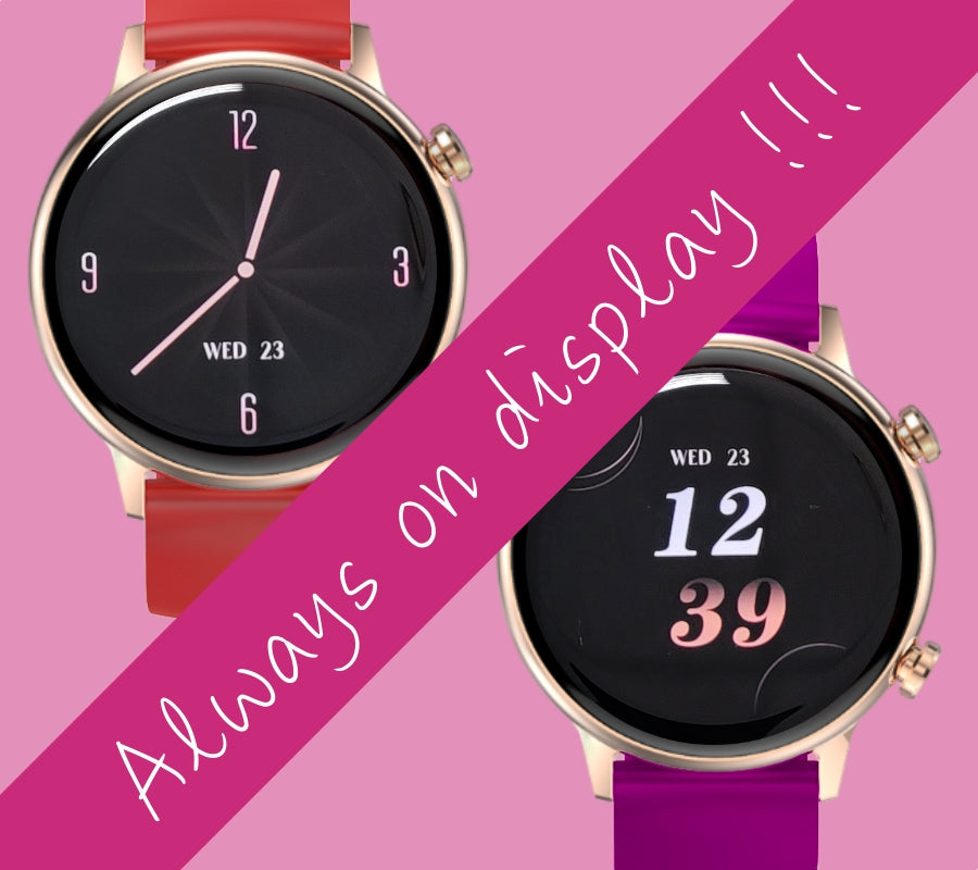 Smartwatch Damski RUBICON RNCF09 Rose Gold/Pink SMARUB234 – zdjęcie 13