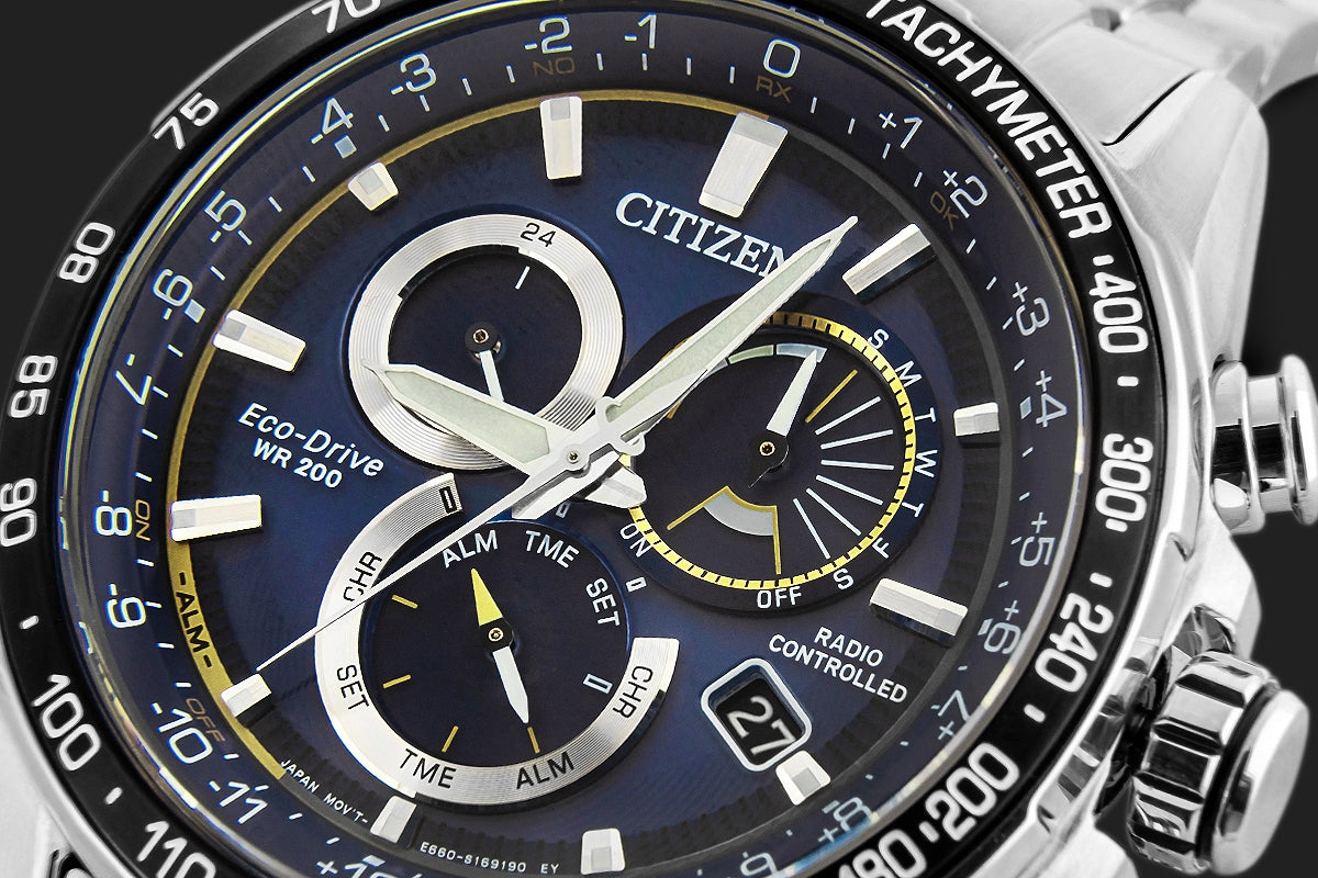 Zegarek Męski CITIZEN Eco-Drive Radio-Controlled CB5914-89L + BOX – zdjęcie 6