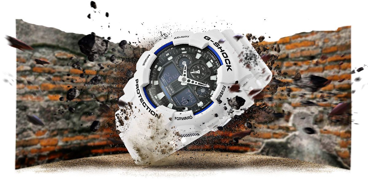 Zegarek Męski CASIO G-SHOCK GA-100B-7AER + BOX – zdjęcie 11