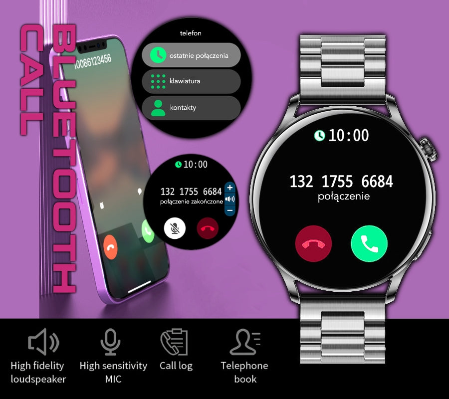 Smartwatch Damski RUBICON RNCE81 Rose Gold SMARUB131 – zdjęcie 13
