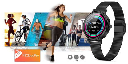 Zegarek Damski RUBICON SMARTWATCH RNBE64-3 BLACK – zdjęcie 8