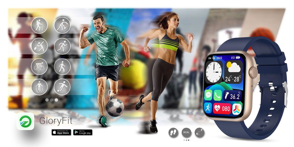 Smartwatch Damski Gravity GT3-4 Różowo-Granatowy – zdjęcie 12
