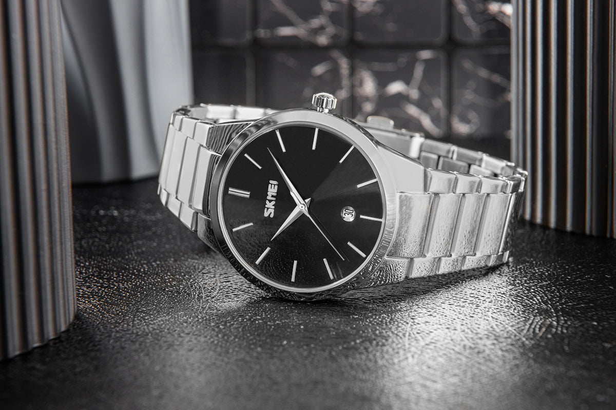 Zegarek Męski Skmei 9140SIBK + BOX – zdjęcie 5