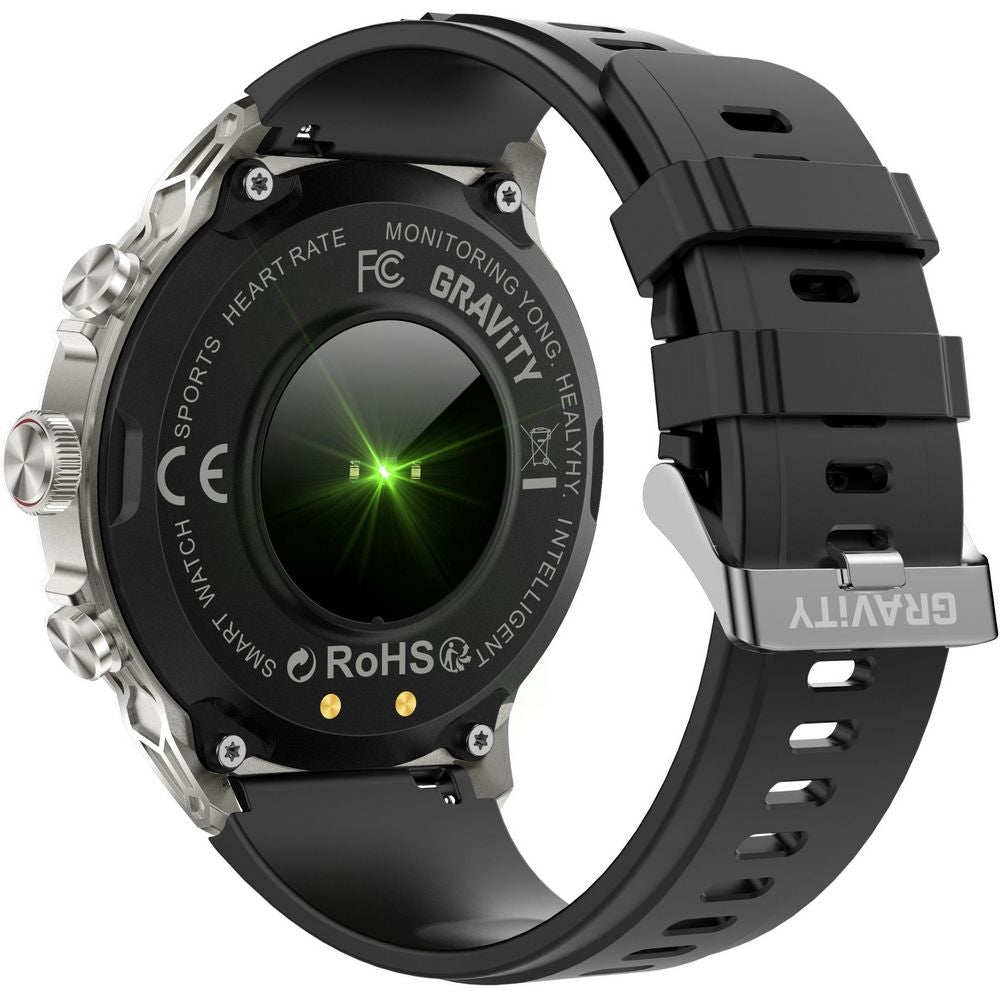 Smartwatch Gravity Srebrny Pasek + Bransoleta GT41-3 – zdjęcie 13