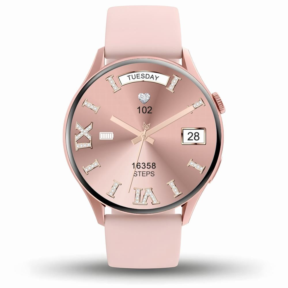 Smartwatch Gravity Różowe Złoto Pasek + Bransoleta GT11-5 – zdjęcie 8
