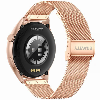Smartwatch Gravity Różowe Złoto Pasek + Bransoleta GT11-5 – zdjęcie 10