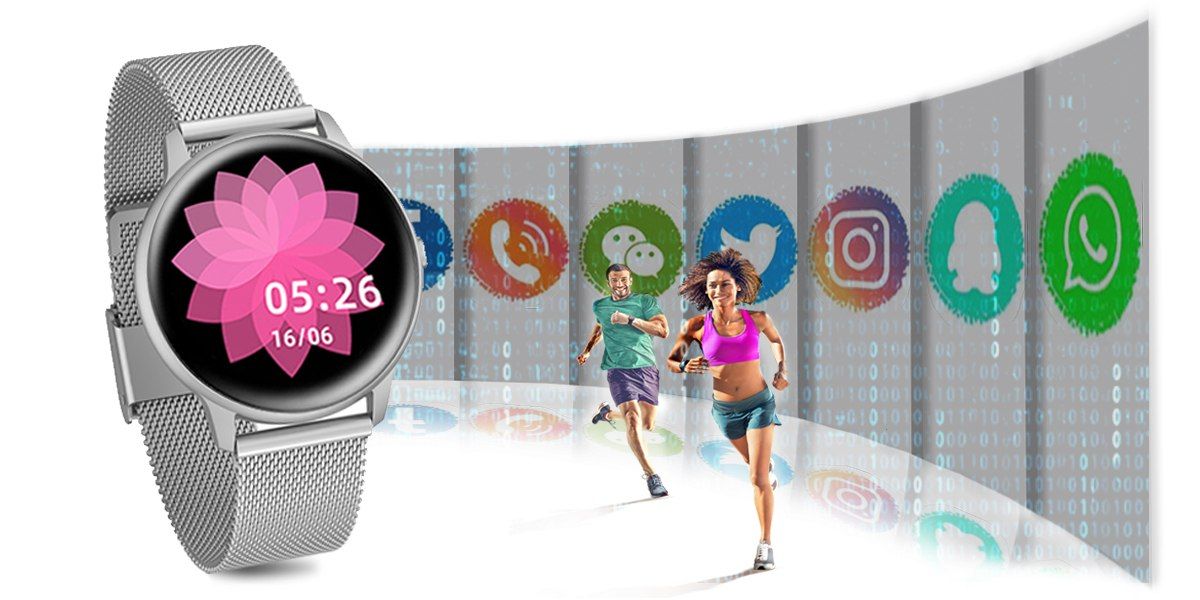 Damski SMARTWATCH G. Rossi SW015-3 Srebrny – zdjęcie 14