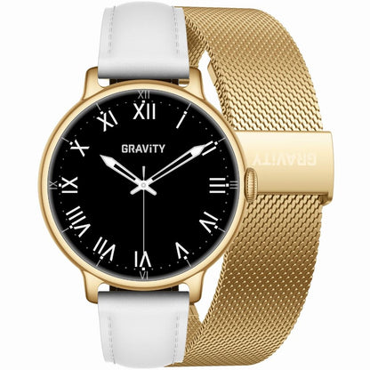 Smartwatch Gravity Złoty Bransoleta + Pasek GT33-2 – zdjęcie 14