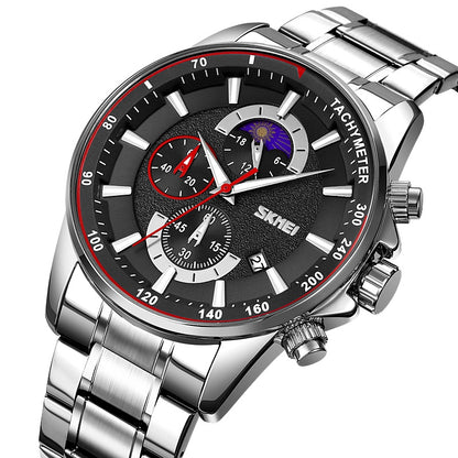 Zegarek Męski Skmei 9250SIBK + BOX – zdjęcie 6