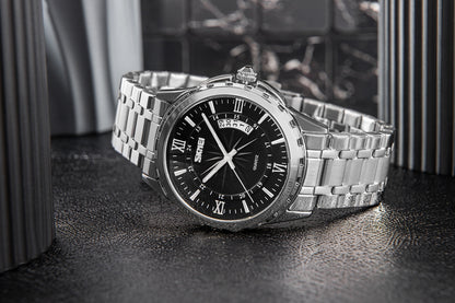 Zegarek Męski Skmei 9069SIBK + BOX – zdjęcie 7