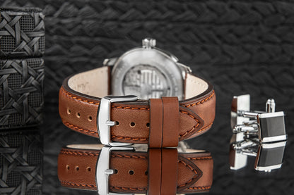 Zegarek Męski ZEPPELIN Mediterranee Open Heart Automatic 9666-5 + BOX – zdjęcie 7
