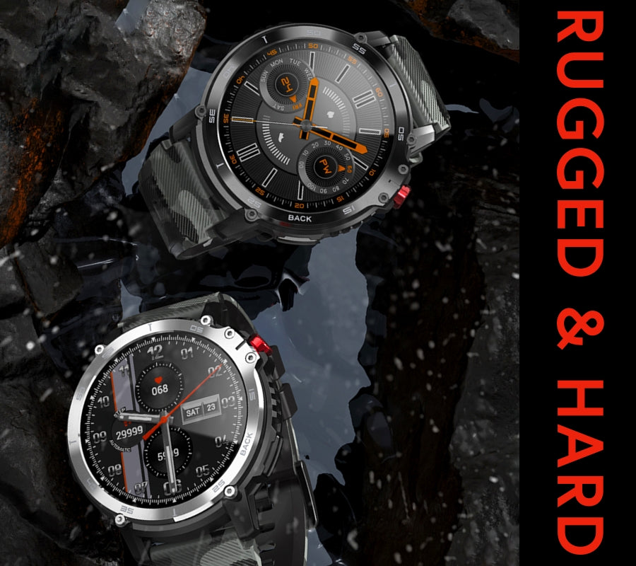 Smartwatch Męski RUBICON RNCF08 Black/Moro SMARUB232 – zdjęcie 14