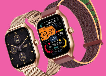 Smartwatch Damski Rubicon RNCF03-5 Różowe złoto Bransoleta + Pasek – zdjęcie 14