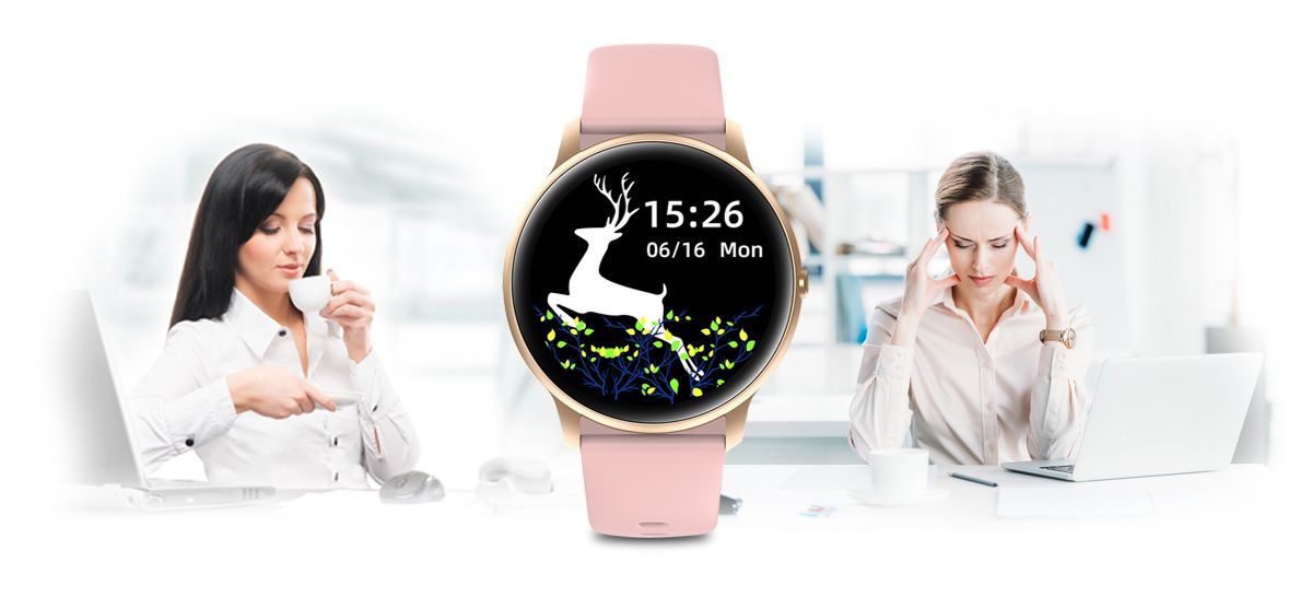 Damski SMARTWATCH G.Rossi SW015-2 Różowy – zdjęcie 14