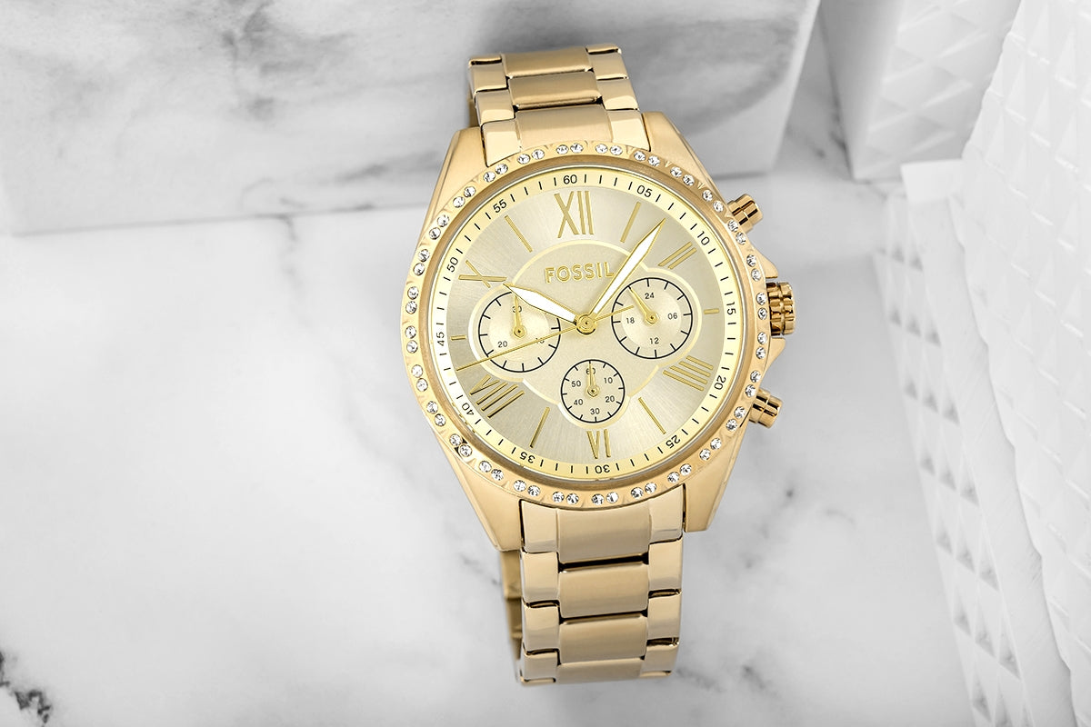 Zegarek Damski FOSSIL Modern Courier Chronograph BQ3378 + BOX – zdjęcie 7