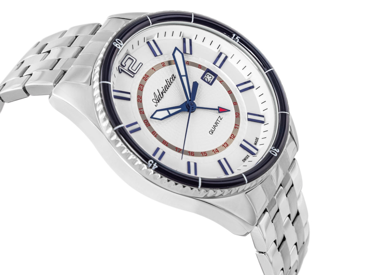 Zegarek Męski ADRIATICA Portofino A8318.T1B3Q + BOX – zdjęcie 5