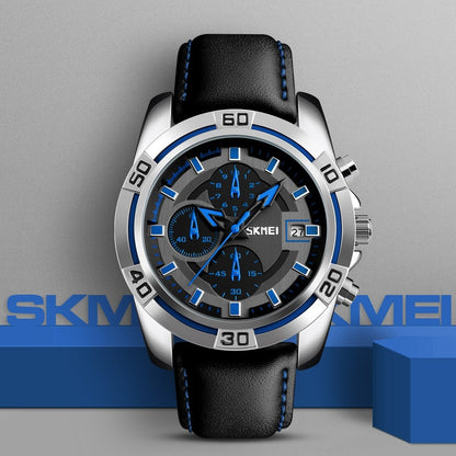 Zegarek Męski Skmei 9156SIBU + BOX – zdjęcie 6
