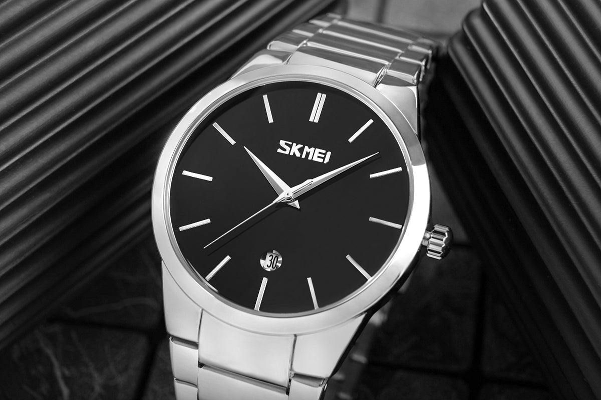 Zegarek Męski Skmei 9140SIBK + BOX – zdjęcie 6