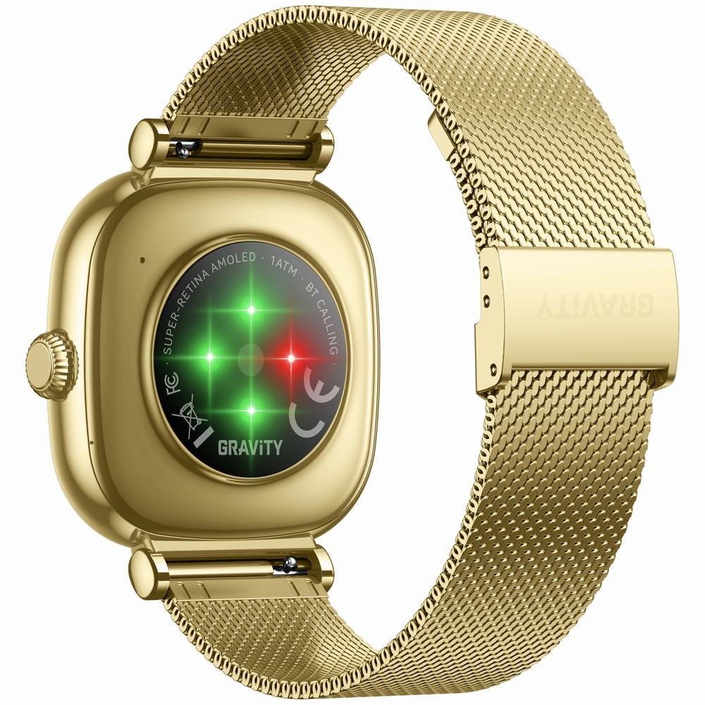 Smartwatch Gravity Złoty Bransoleta + Pasek GT32-1 – zdjęcie 14