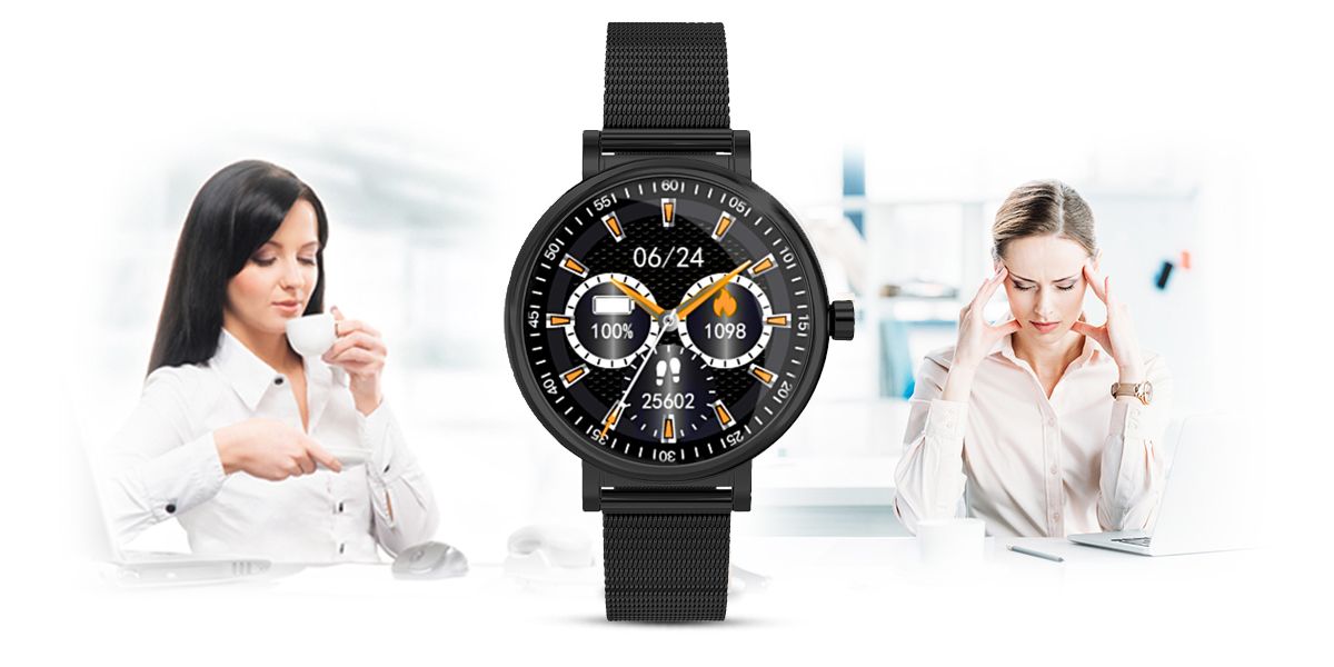 Zegarek Damski RUBICON SMARTWATCH RNBE64-3 BLACK – zdjęcie 9